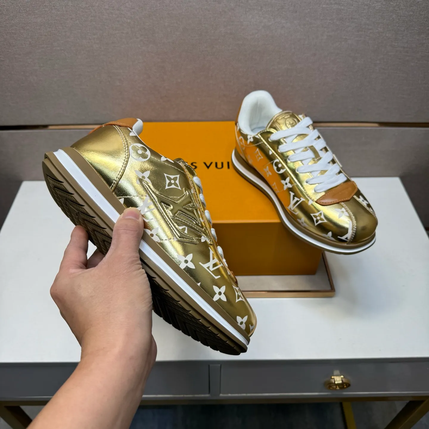 Men's men's shoes 💰pp560 [LV～] Men's casual shoes 2025z cabinet sales simultaneously 🔶Size: 38-44 #️⃣ 🔷5 colors🔜The upper is made of multi-material splicing➕Mesh lining, comfortable and breathable, sole: original comfortable and wear-resistant outsole, ⚠️real thing📱photographed🎬real thing is better📢📢📢